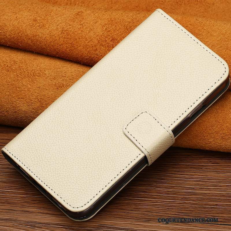 Nokia 8 Coque Luxe Clamshell Cuir Véritable Protection Étui