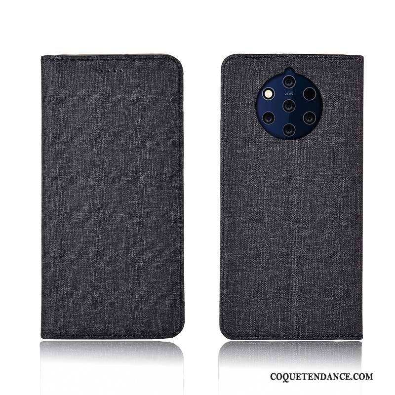 Nokia 9 Pureview Coque Fluide Doux Étui En Cuir Protection Tout Compris