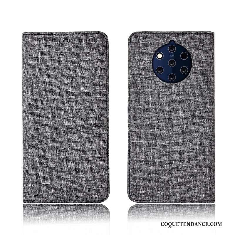 Nokia 9 Pureview Coque Fluide Doux Étui En Cuir Protection Tout Compris