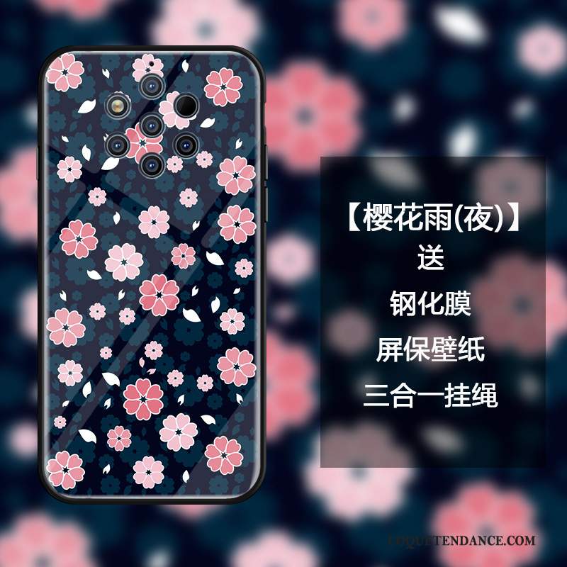 Nokia 9 Pureview Coque Tout Compris Sakura Protection Verre Étui