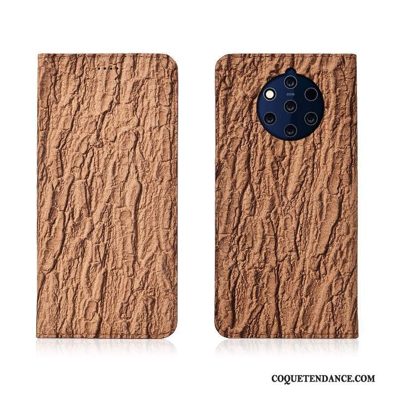 Nokia 9 Pureview Coque Étui De Téléphone Cuir Protection Bleu