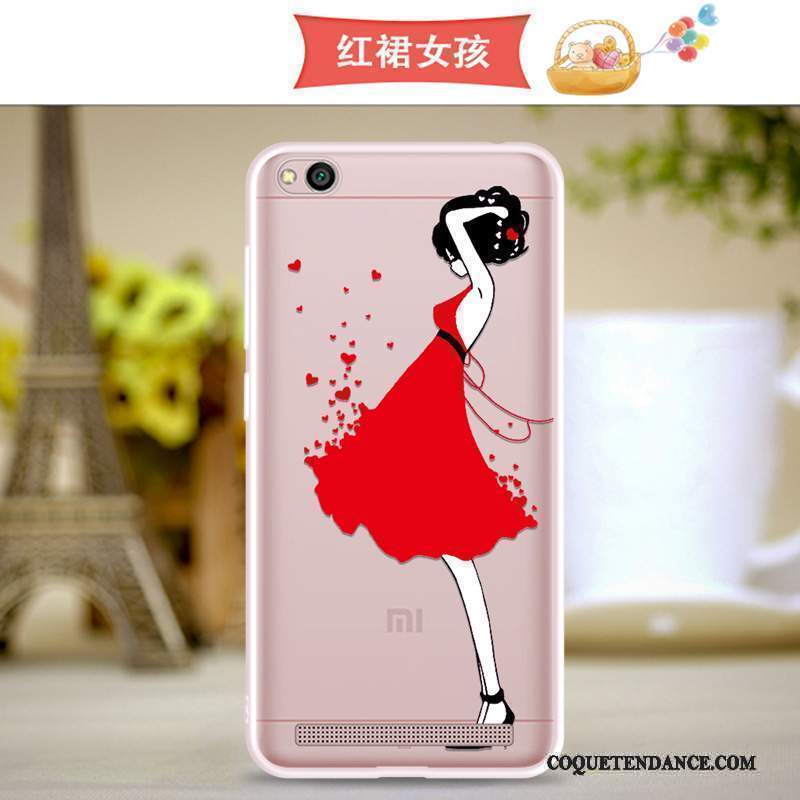 Redmi 5a Coque De Téléphone Dessin Animé Rouge Incassable Rose