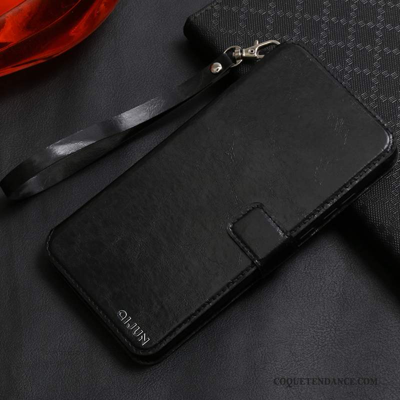 Redmi 7 Coque Rouge Tout Compris Protection Étui En Cuir Clamshell