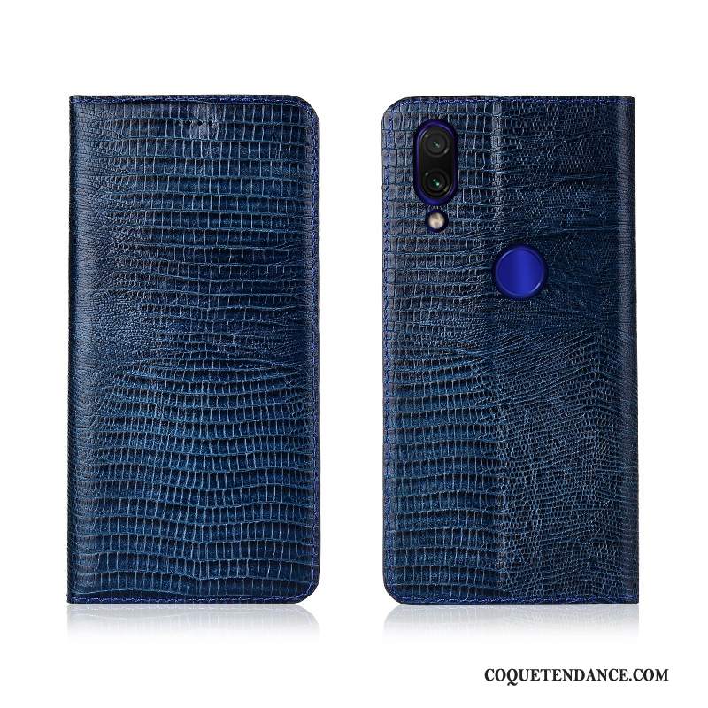 Redmi 7 Coque Silicone Incassable Clamshell Étui En Cuir