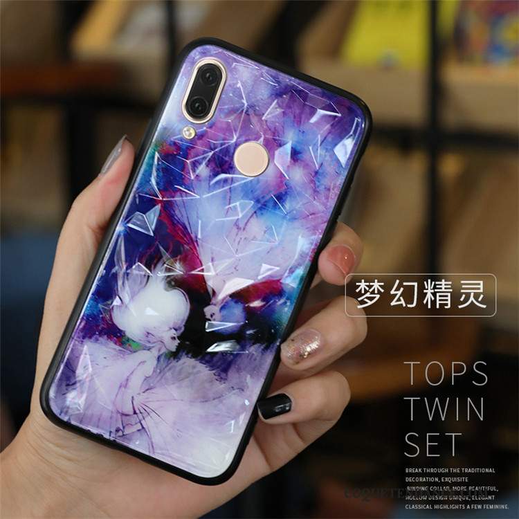 Redmi 7 Coque Étui Rouge De Téléphone Modèle Fleurie Difficile