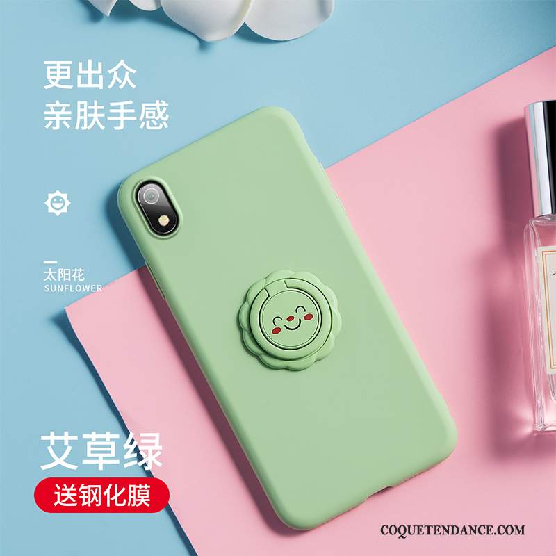 Redmi 7a Coque Net Rouge Silicone Incassable Protection