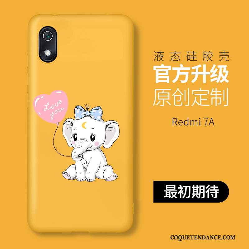 Redmi 7a Coque Rose Personnalité Incassable Petit Fluide Doux