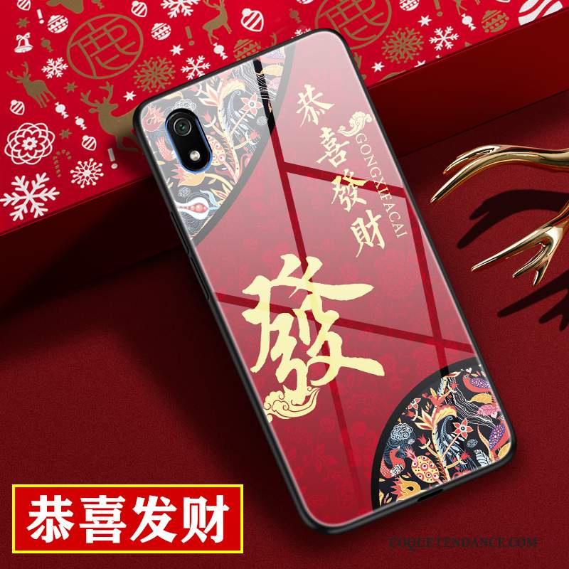 Redmi 7a Coque Tout Compris De Téléphone Miroir Incassable Style Chinois