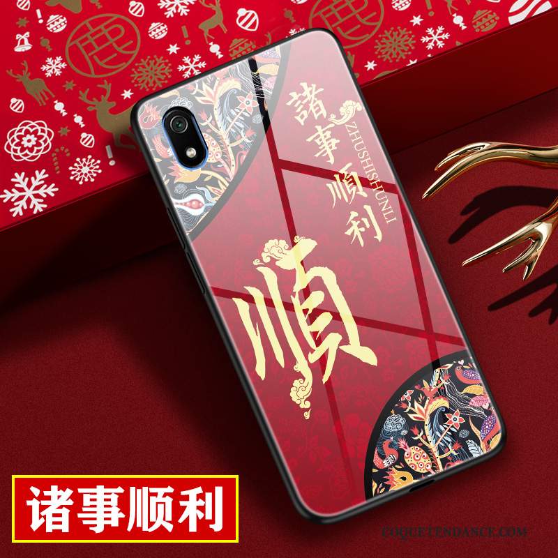 Redmi 7a Coque Tout Compris De Téléphone Miroir Incassable Style Chinois