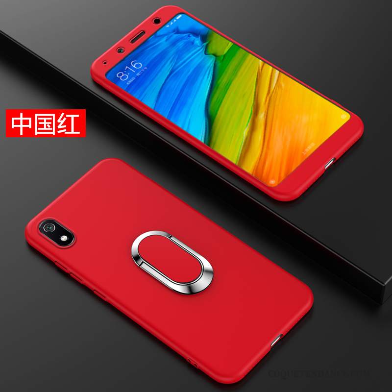 Redmi 7a Coque Très Mince Petit Difficile Silicone Net Rouge