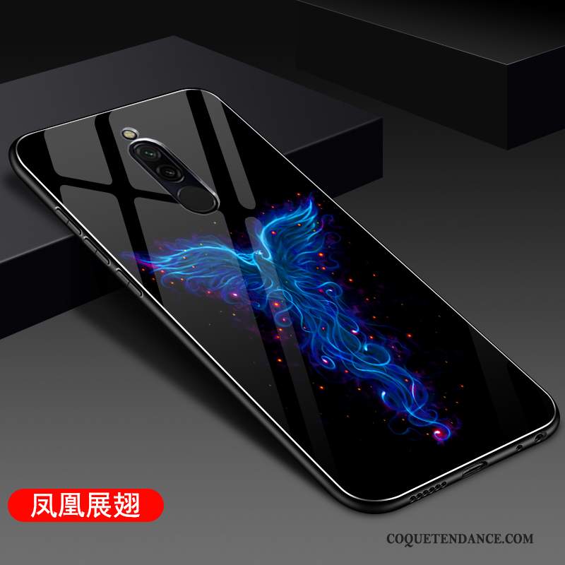 Redmi 8 Coque Tendance Protection Difficile Noir Étui