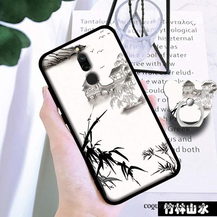 Redmi 8 Coque Étui Tout Compris Noir Protection Incassable