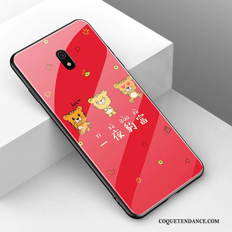 Redmi 8a Coque Dessin Animé Net Rouge Petit Mode