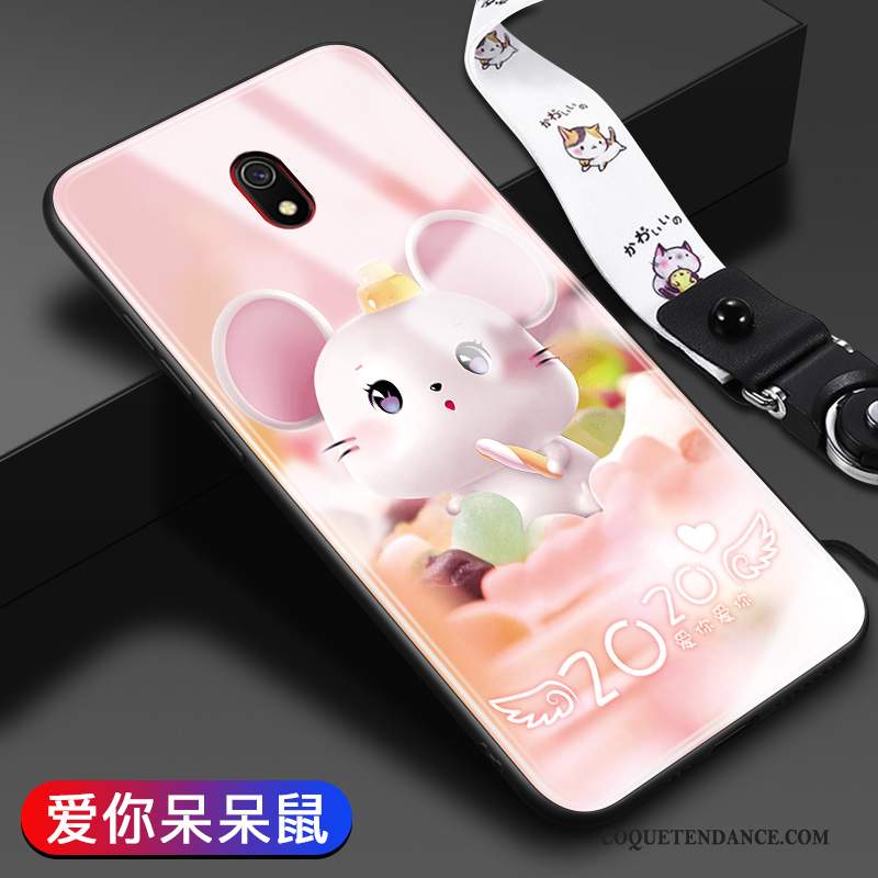 Redmi 8a Coque Dessin Animé Rose De Téléphone Étui Protection