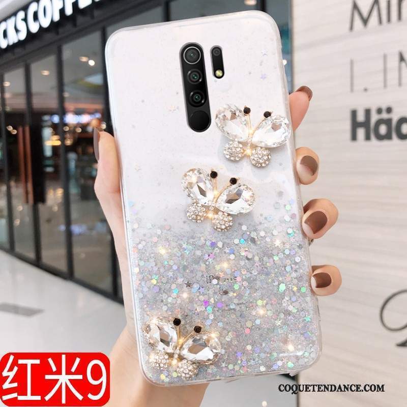 Redmi 9 Coque Papillon Nouveau Petit De Téléphone