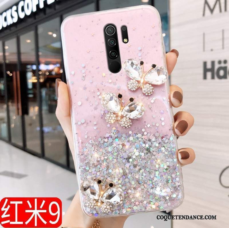 Redmi 9 Coque Papillon Nouveau Petit De Téléphone