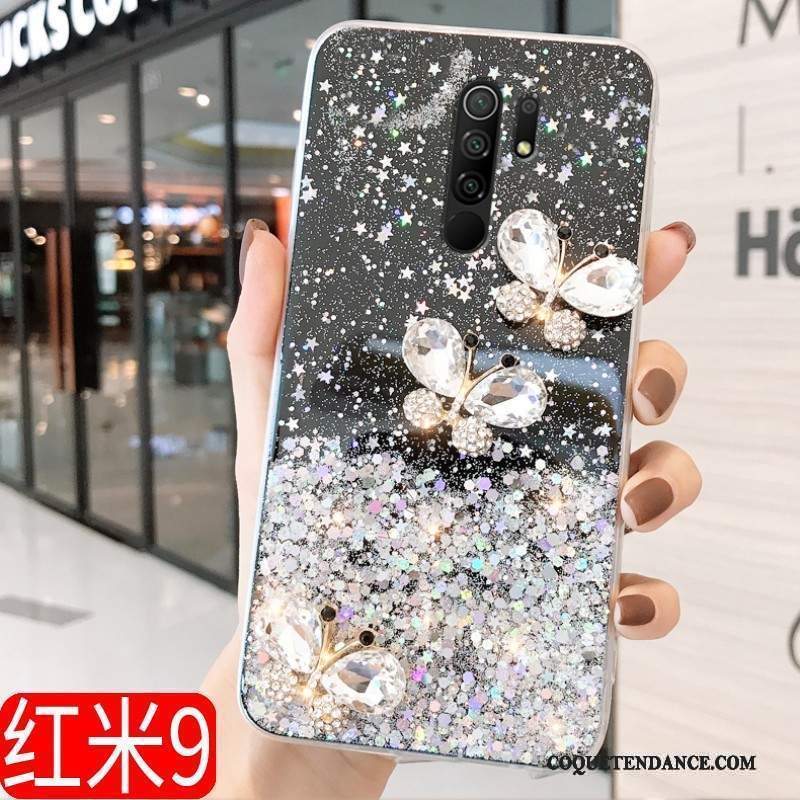 Redmi 9 Coque Papillon Nouveau Petit De Téléphone