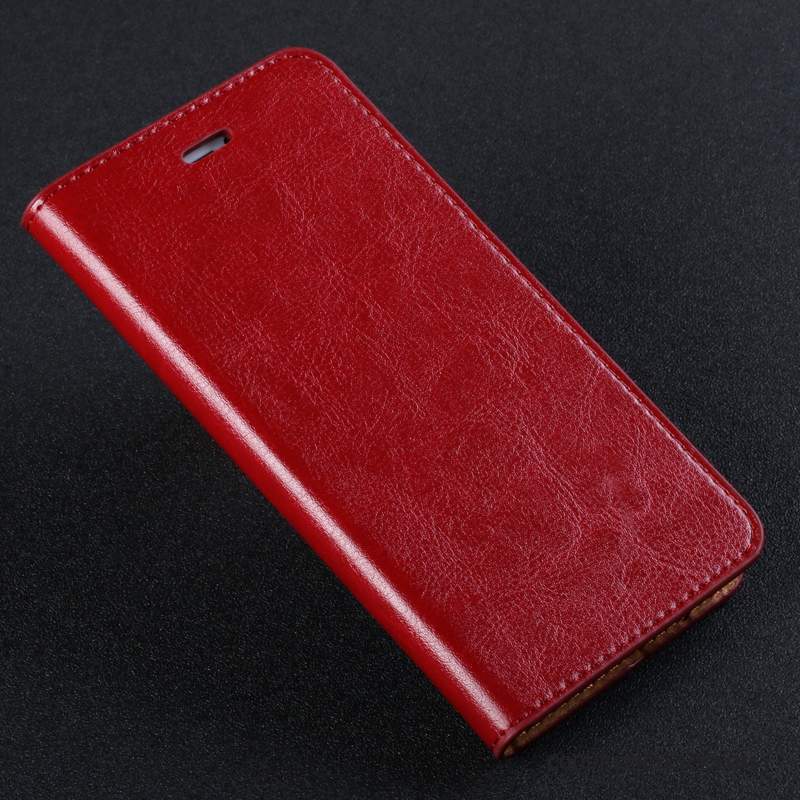 Redmi Note 4x Coque Bleu Marin Rouge De Téléphone Étui En Cuir Protection
