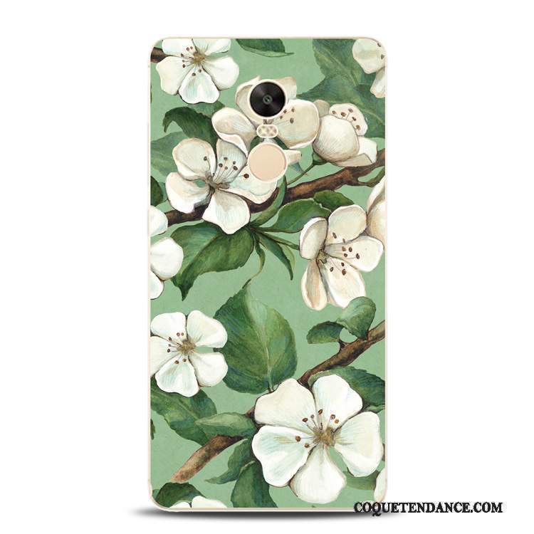 Redmi Note 4x Coque Protection Vert Rouge Encre
