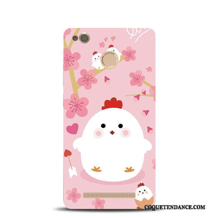 Redmi Note 4x Coque Support Haute Rose Rouge Poulet