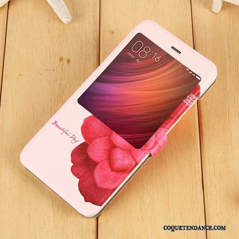 Redmi Note 4x Coque Étui Clamshell Incassable Rouge Violet