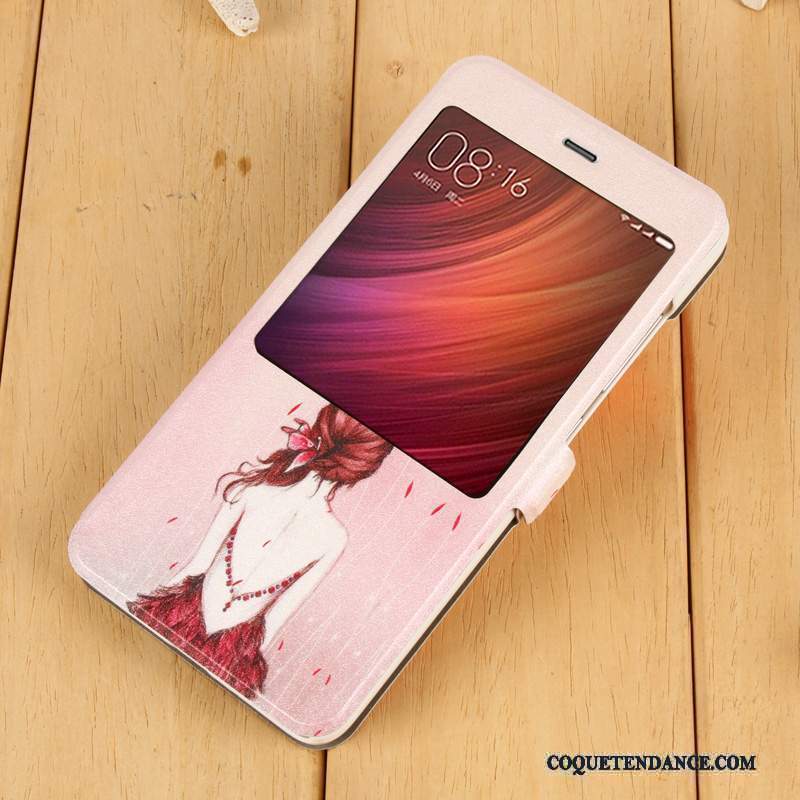 Redmi Note 4x Coque Étui Clamshell Incassable Rouge Violet