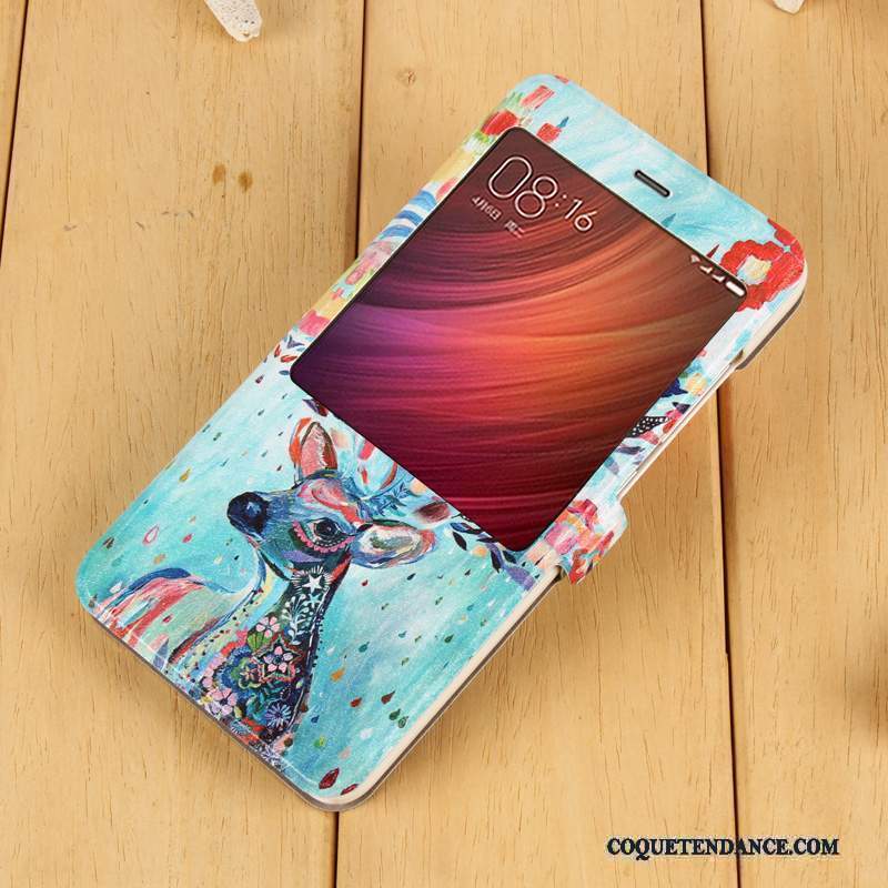 Redmi Note 4x Coque Étui Clamshell Incassable Rouge Violet