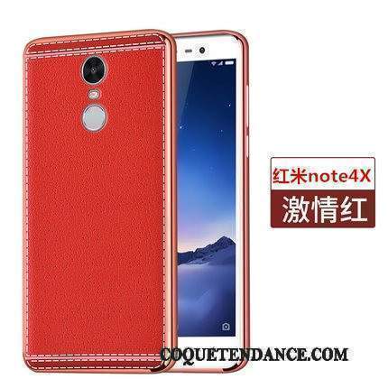 Redmi Note 4x Coque Étui De Téléphone Rouge Étui En Cuir Nouveau