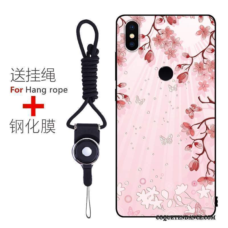 Redmi Note 5 Coque Fluide Doux Silicone Incassable Rouge Étui