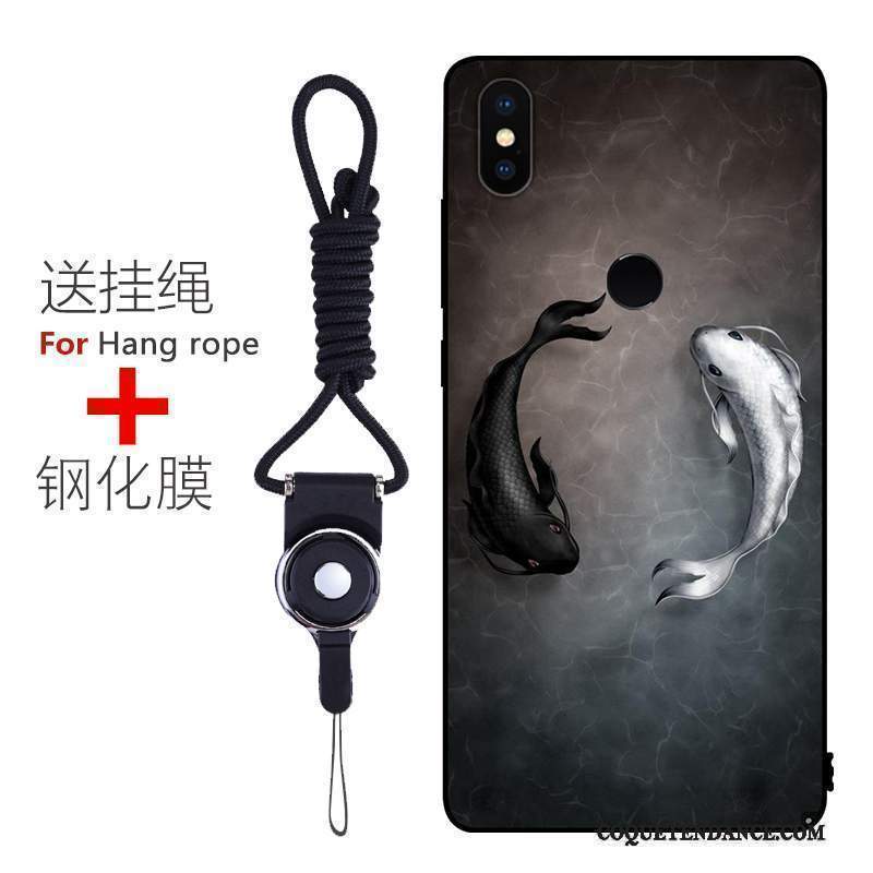 Redmi Note 5 Coque Fluide Doux Silicone Incassable Rouge Étui