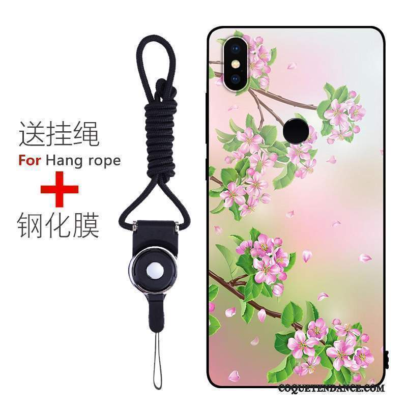 Redmi Note 5 Coque Fluide Doux Silicone Incassable Rouge Étui