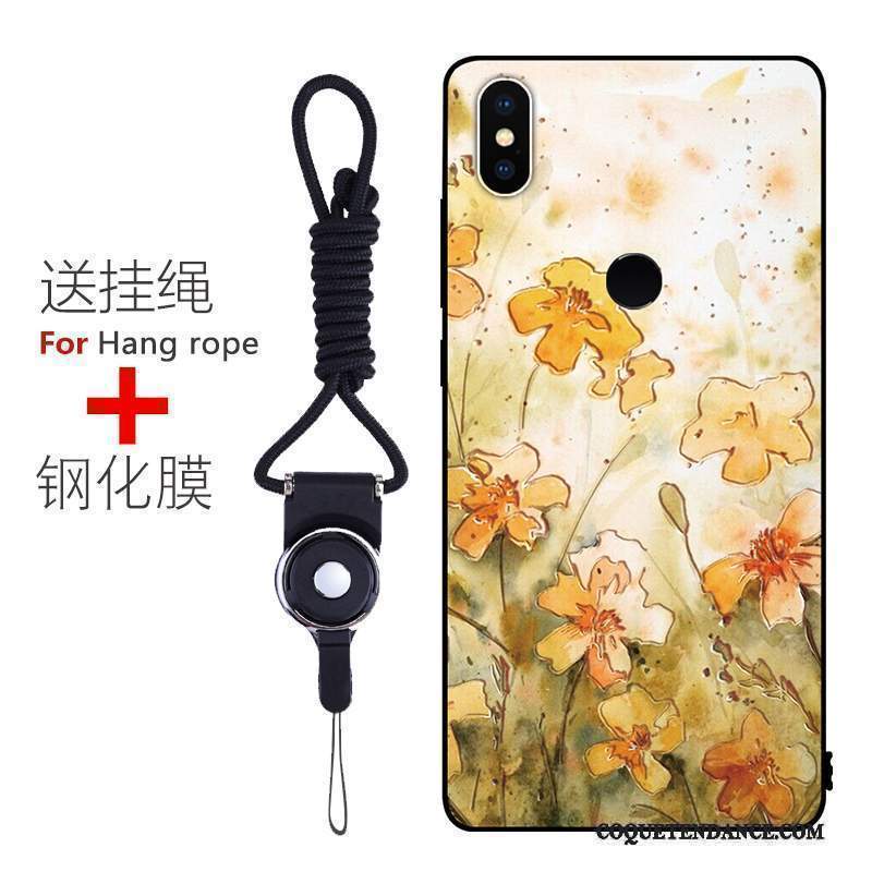 Redmi Note 5 Coque Fluide Doux Silicone Incassable Rouge Étui