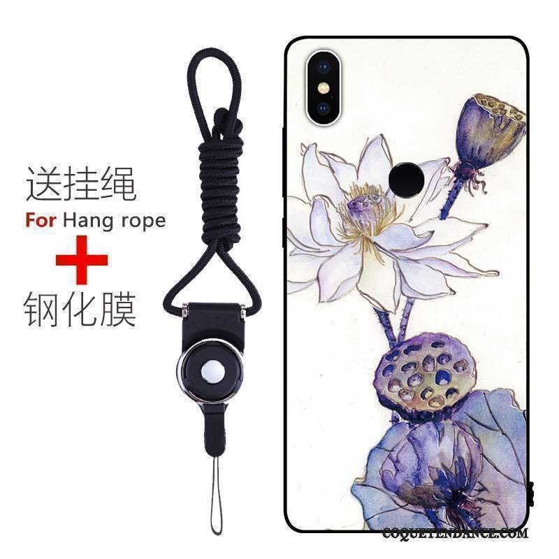 Redmi Note 5 Coque Fluide Doux Silicone Incassable Rouge Étui