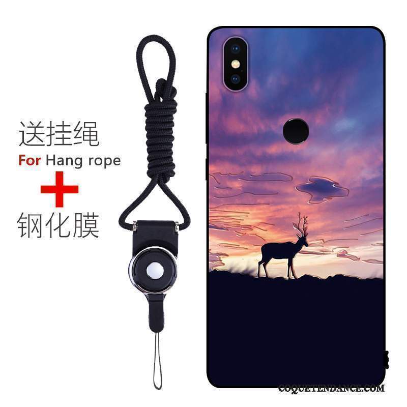 Redmi Note 5 Coque Fluide Doux Silicone Incassable Rouge Étui