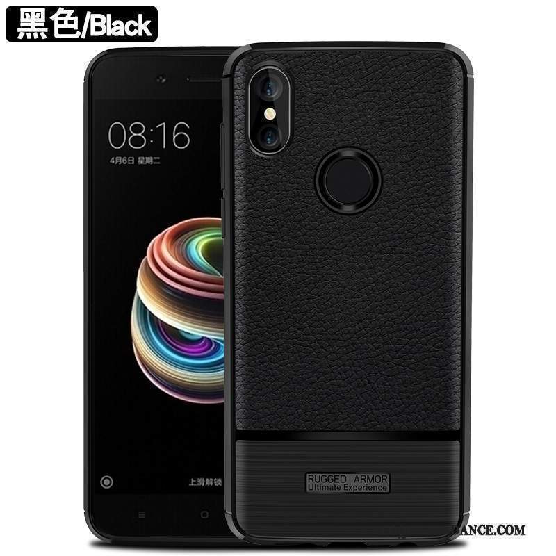 Redmi Note 5 Coque Fluide Doux Tout Compris Rouge Silicone De Téléphone