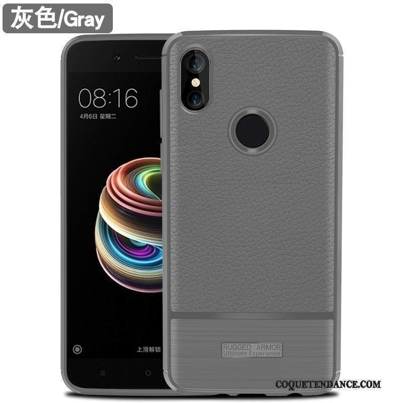 Redmi Note 5 Coque Fluide Doux Tout Compris Rouge Silicone De Téléphone