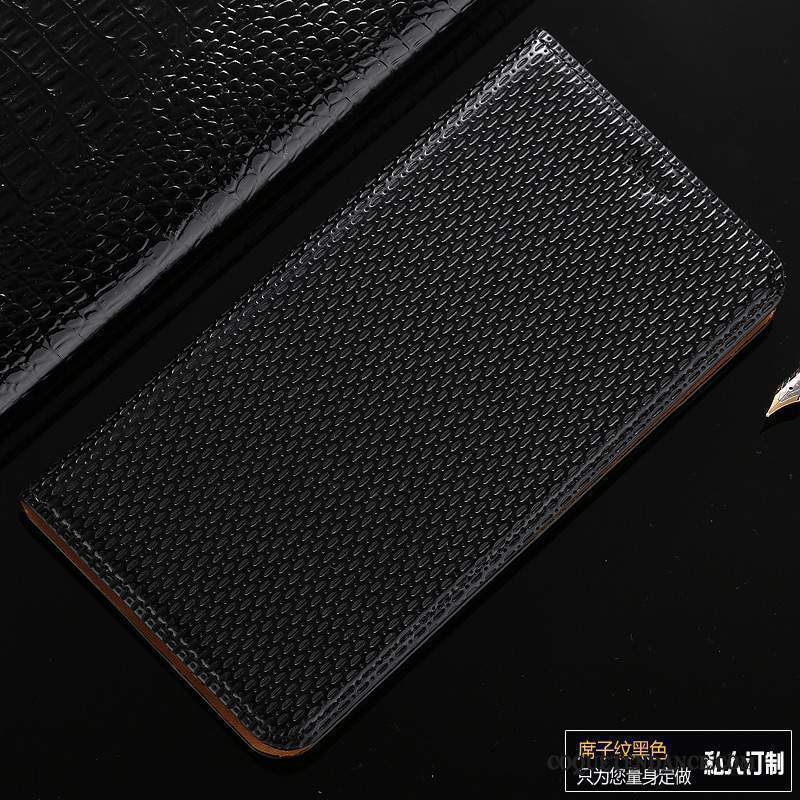 Redmi Note 5 Coque Housse Cuir Véritable Étui Protection Étui En Cuir