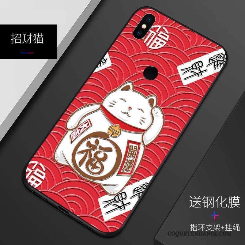 Redmi Note 5 Coque Personnalisé Incassable Rouge Gaufrage Tout Compris