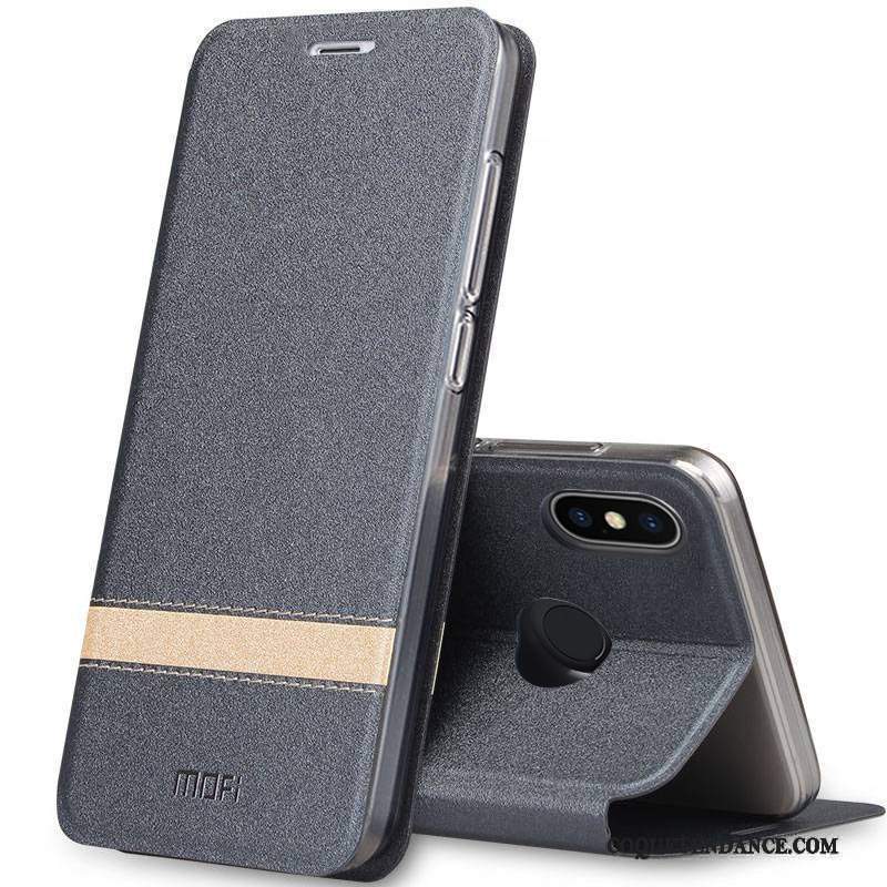 Redmi Note 5 Pro Coque Or Protection Tout Compris Étui En Cuir Silicone