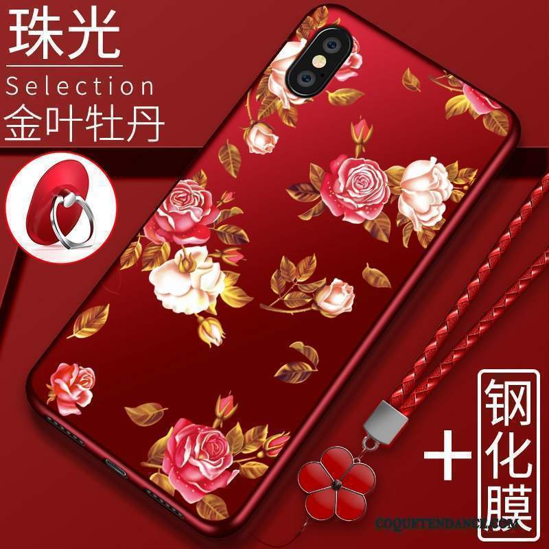 Redmi Note 5 Pro Coque Rouge Créatif Incassable Silicone