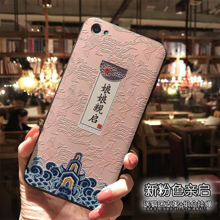 Redmi Note 5a Coque De Téléphone Personnalité Rouge Style Chinois Silicone
