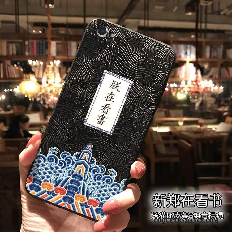 Redmi Note 5a Coque De Téléphone Personnalité Rouge Style Chinois Silicone