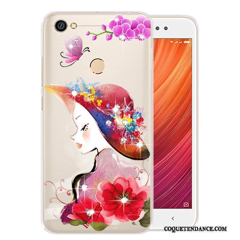 Redmi Note 5a Coque Dessin Animé Petit De Téléphone Rouge Multicolore