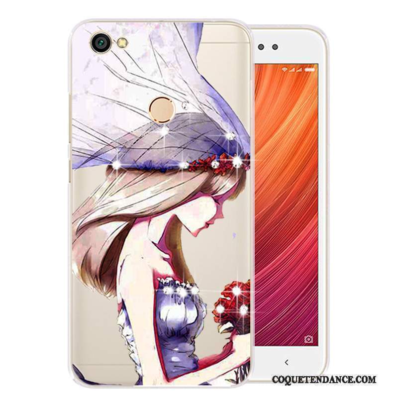 Redmi Note 5a Coque Dessin Animé Petit De Téléphone Rouge Multicolore