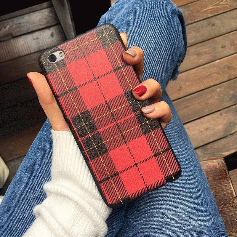 Redmi Note 5a Coque Incassable Silicone Rouge Créatif Délavé En Daim