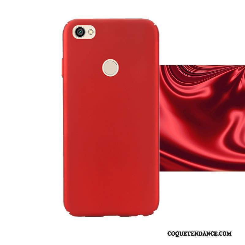 Redmi Note 5a Coque Rouge Difficile Couleur Unie De Téléphone Haute