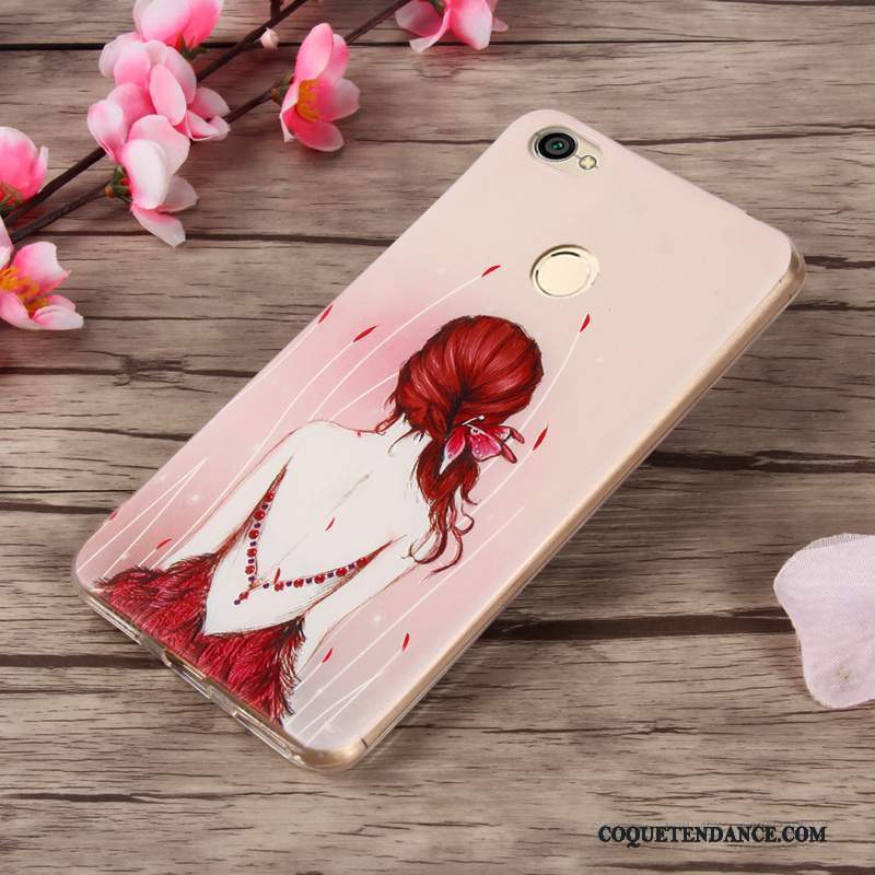 Redmi Note 5a Coque Silicone Rouge Étui Protection Petit