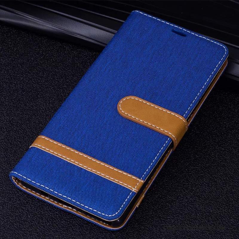 Redmi Note 5a Coque Étui En Cuir De Téléphone Noir Housse Support