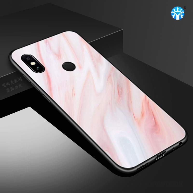 Redmi Note 6 Pro Coque De Téléphone Grand Modèle Fleurie Étui Verre