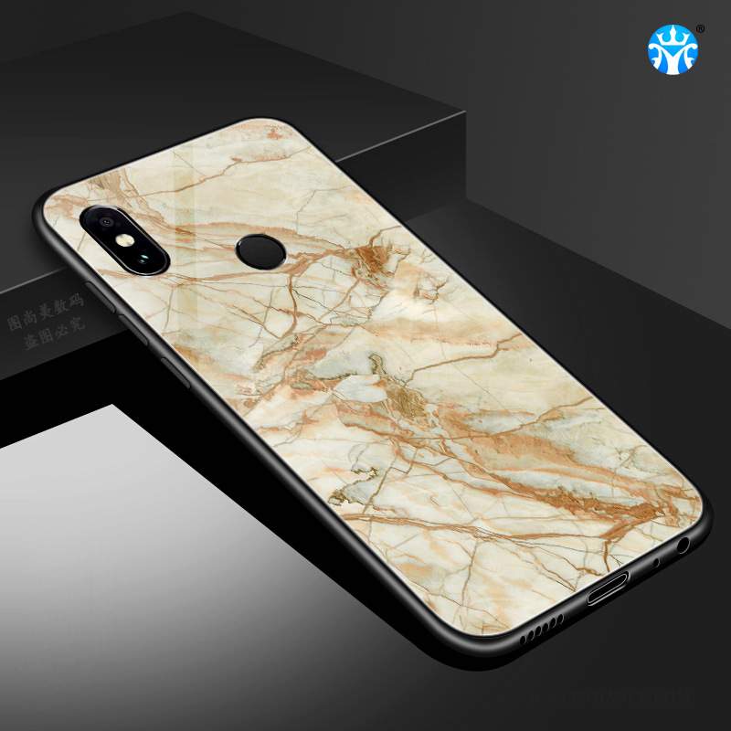 Redmi Note 6 Pro Coque De Téléphone Grand Modèle Fleurie Étui Verre